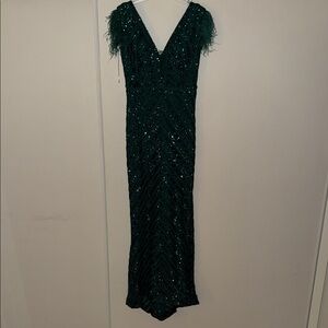 Elegant Green Evening Gown